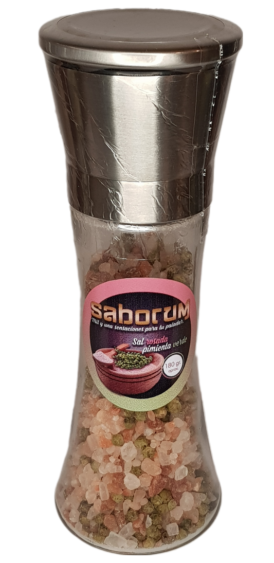 Molinillo Sal Rosada Pimienta Verde: La combinación fresca, elegante y ligera para darle un acabado gourmet a tus platos
