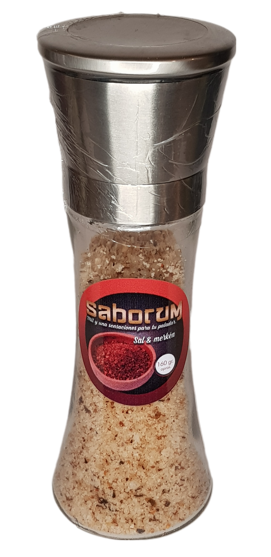 Molinillo Sal Merquén: El toque ahumado y picante que transforma cualquier preparación